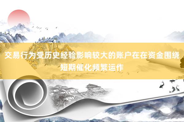 交易行为受历史经验影响较大的账户在在资金围绕短期催化频繁运作